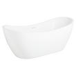 72" Sheba Acrylic Double-Slipper Air Tub with Foam, , large image number 1