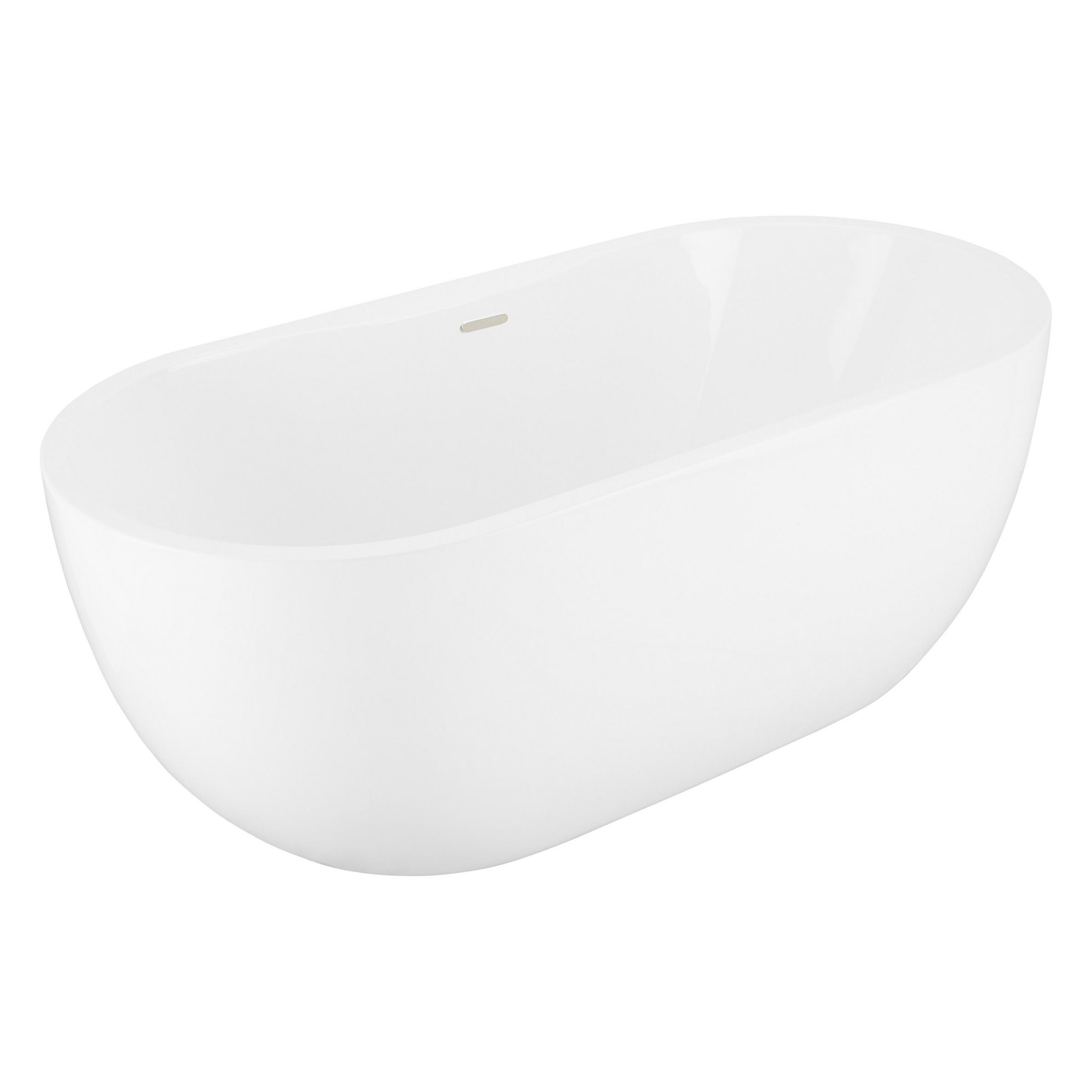 56" Boyce Acrylic Freestanding Tub Air Massage Signature Hardware