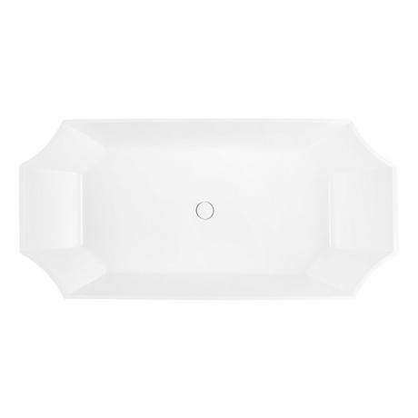 67" Rossetti Solid Surface Freestanding Tub