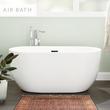 61" Boyce Acrylic Tub - Air Massage with Trim, , large image number 0