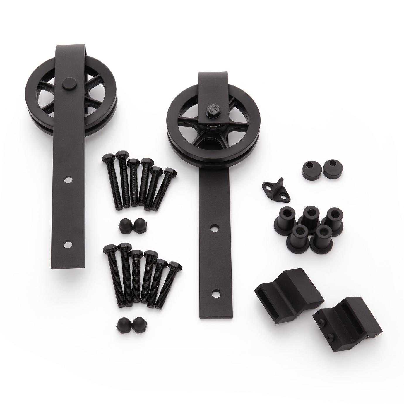 Hal Barn Door Second Door Kit Bent Strap Signature Hardware Hal Barn Door Second Door Kit Bent Strap Signature Hardware