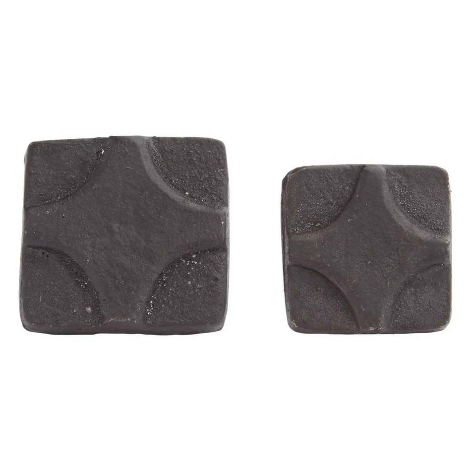 Hand-Forged Iron Square Crosshead Clavos - Set of 6, , large image number 2