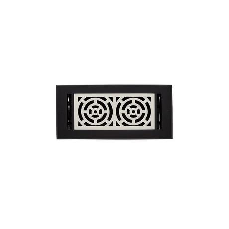 Burrel Two-Tone Brass Wall Register