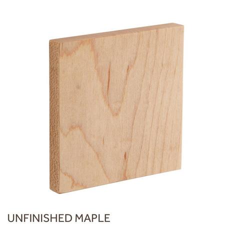 Wood Finish Sample - Unfinished Maple