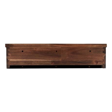24" Nadiya Wall-Mount Vessel Sink Vanity - Chestnut Brown