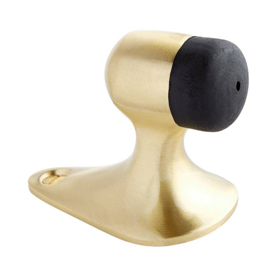 Gasper Solid Brass Floor-Mount Door Stop, , large image number 0