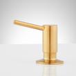Low-Profile Soap or Lotion Dispenser - Brushed Gold, , large image number 1