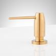 Contemporary Soap or Lotion Dispenser - Brushed Gold, , large image number 1