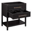 30" Robertson Console Vanity - Black - Vanity Cabinet Only, , large image number 1
