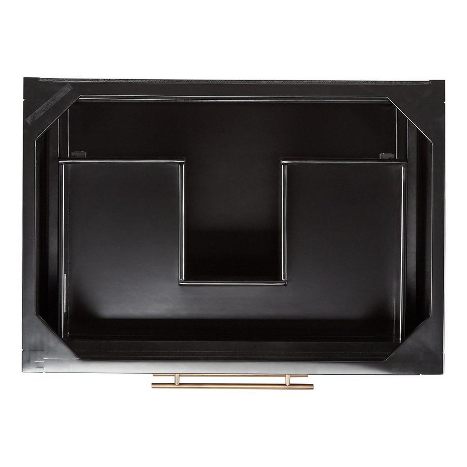 30" Robertson Console Vanity for Rectangular Undermount Sink - Black, , large image number 5