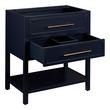 30" Robertson Console Vanity for Rectangular Undermount Sink - Midnight Navy Blue, , large image number 3
