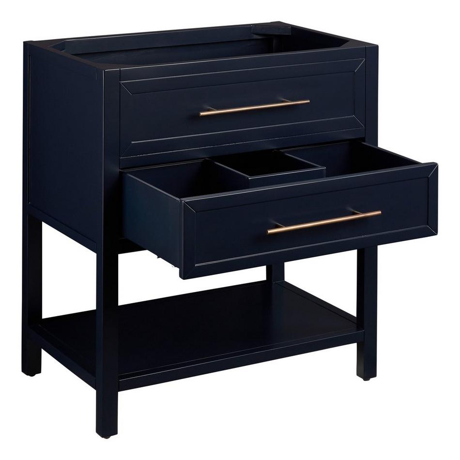 30" Robertson Console Vanity - Midnight Navy Blue - Vanity Cabinet Only, , large image number 1
