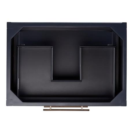 30" Robertson Console Vanity for Rectangular Undermount Sink - Midnight Navy Blue