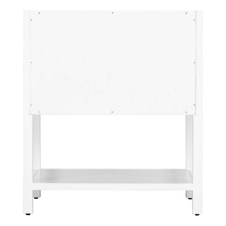 30" Robertson Console Vanity - Bright White - Vanity Cabinet Only, , large image number 3