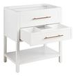30" Robertson Console Vanity - Bright White - Vanity Cabinet Only, , large image number 1