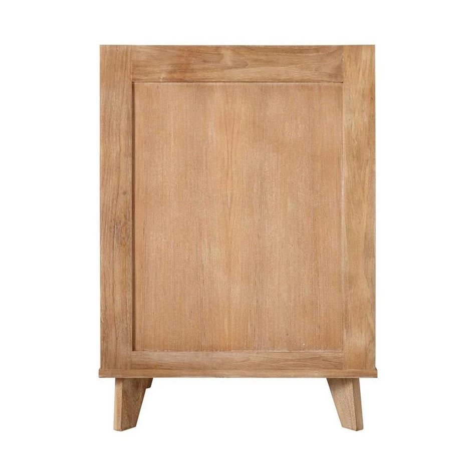24" Antioch Teak Vanity Whitewash Vanity Only Signature