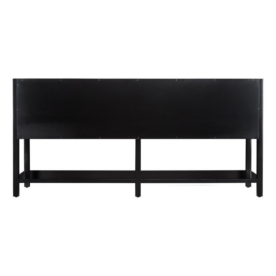 72" Robertson Console Vanity - Black - Vanity Cabinet Only, , large image number 3