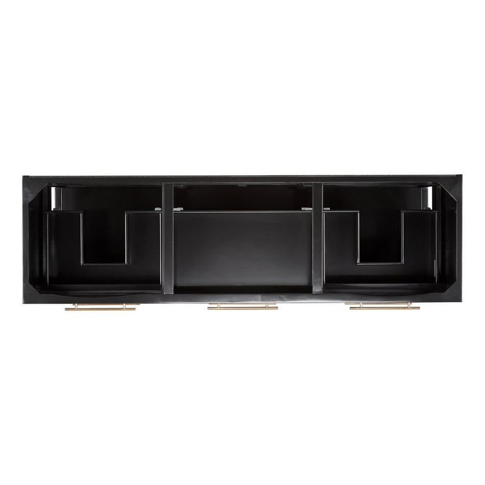 72" Robertson Console Vanity - Black - Vanity Cabinet Only, , large image number 2