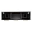 72" Robertson Double Console Vanity for Undermount Sinks - Black, , large image number 4