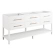 72" Robertson Console Vanity - Bright White - Vanity Cabinet Only, , large image number 0