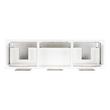 72" Robertson Double Console Vanity for Undermount Sinks - Bright White, , large image number 4