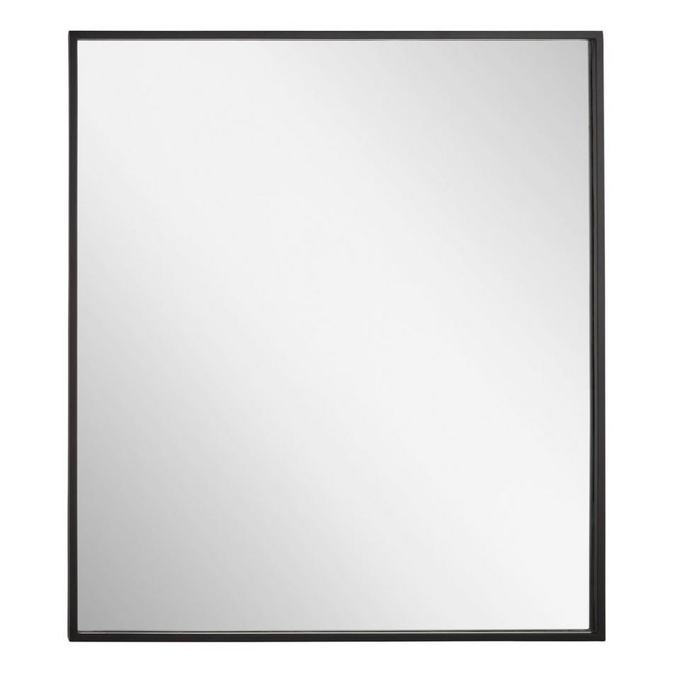 Carpini Square Decorative Vanity Mirror - Black Powder Coat, , large image number 1