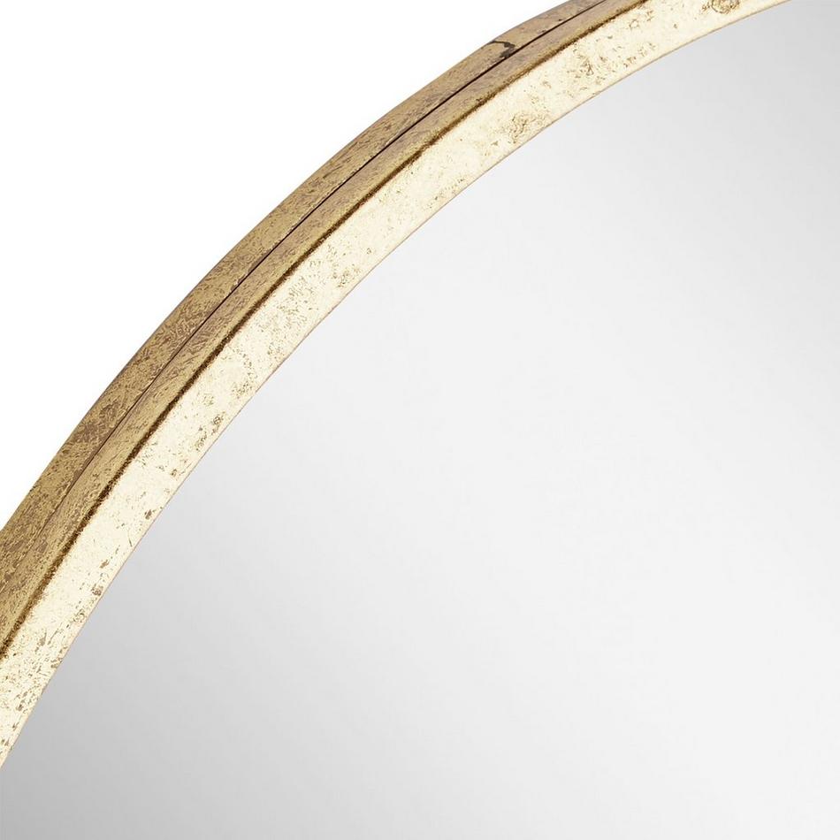 Amyr Oval Decorative Vanity Mirror - Gold Leaf, , large image number 2