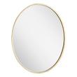 Amyr Oval Decorative Vanity Mirror - Gold Leaf, , large image number 1