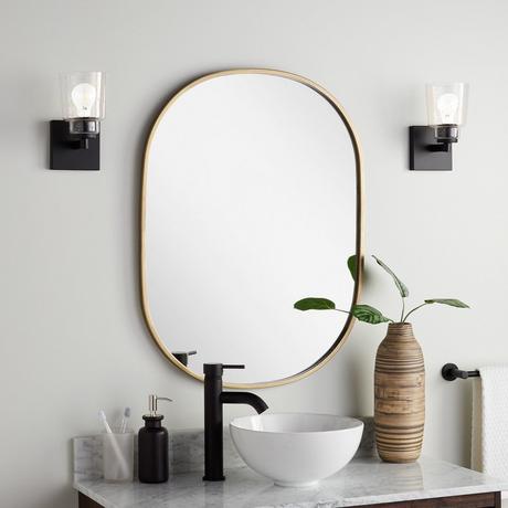 Cocamo Oval Decorative Vanity Mirror