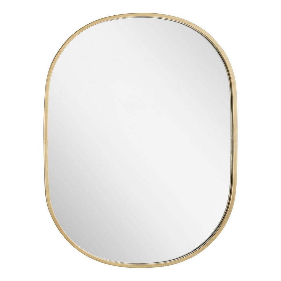 Cocamo Oval Decorative Vanity Mirror - Antique Brass, , large image number 1