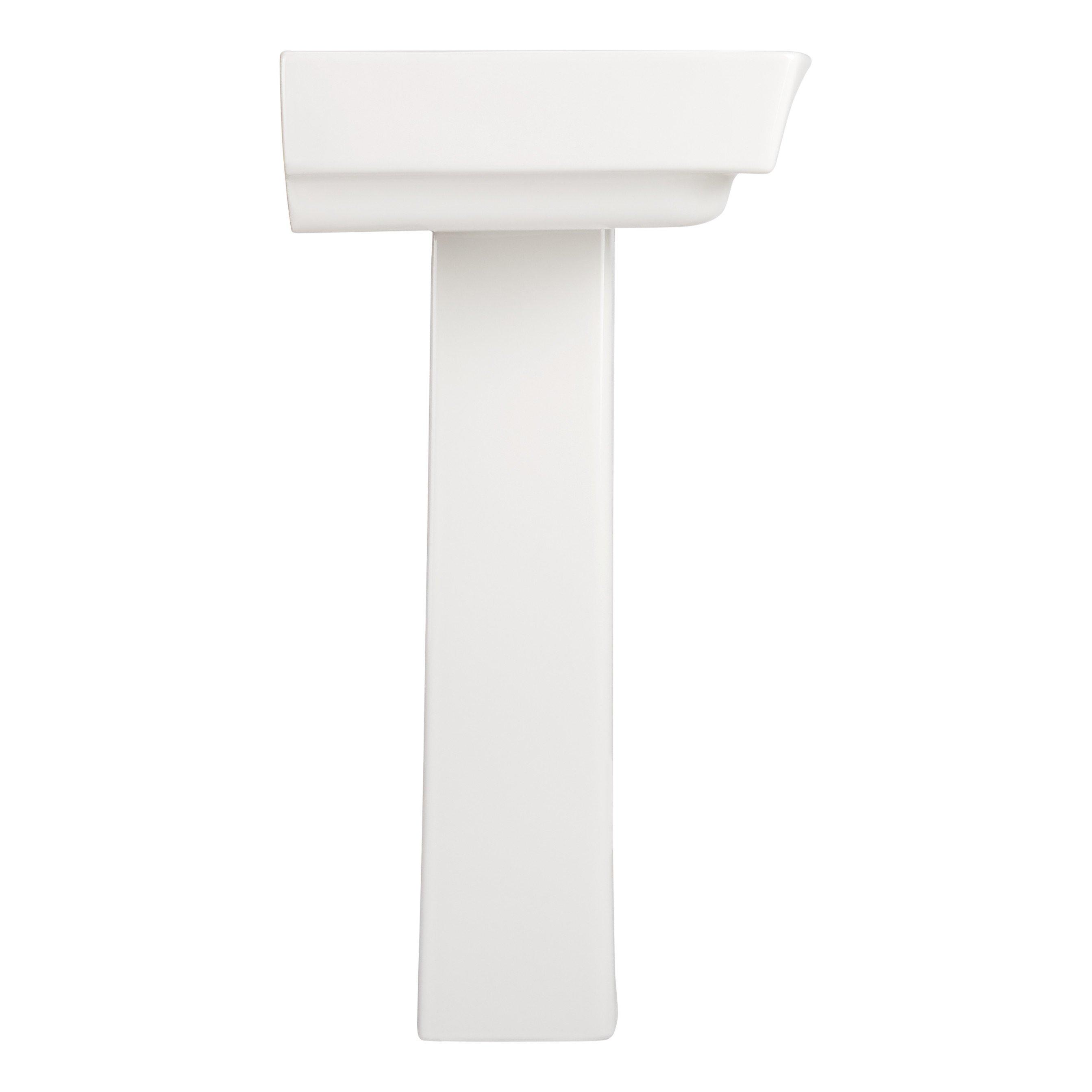 Cierra Porcelain Pedestal Sink - 8