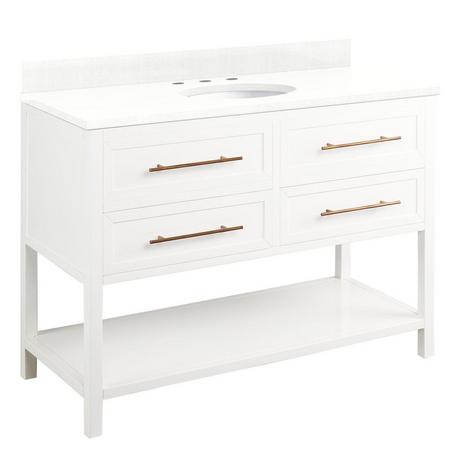 48" Robertson Vanity for Undermount Sink - Bright White