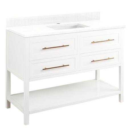 48" Robertson Vanity for Rectangular Undermount Sink - Bright White