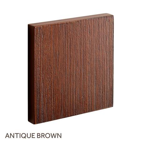 Wood Finish Sample - Antique Brown