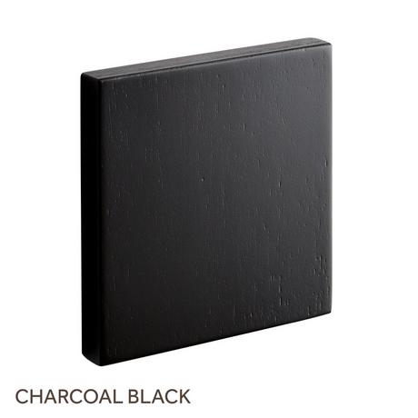 Wood Finish Sample - Charcoal Black