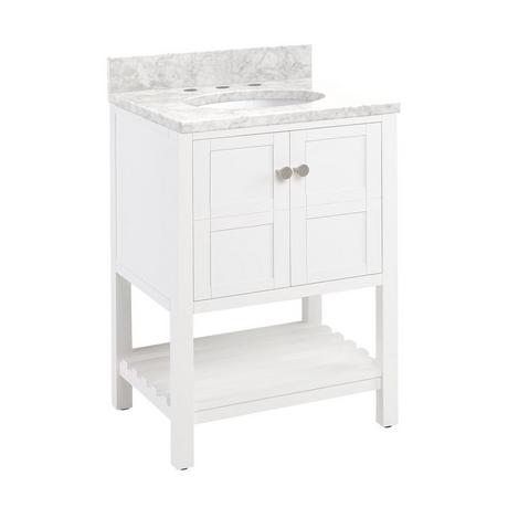 24" Olsen Console Vanity for Undermount Sink - Soft White