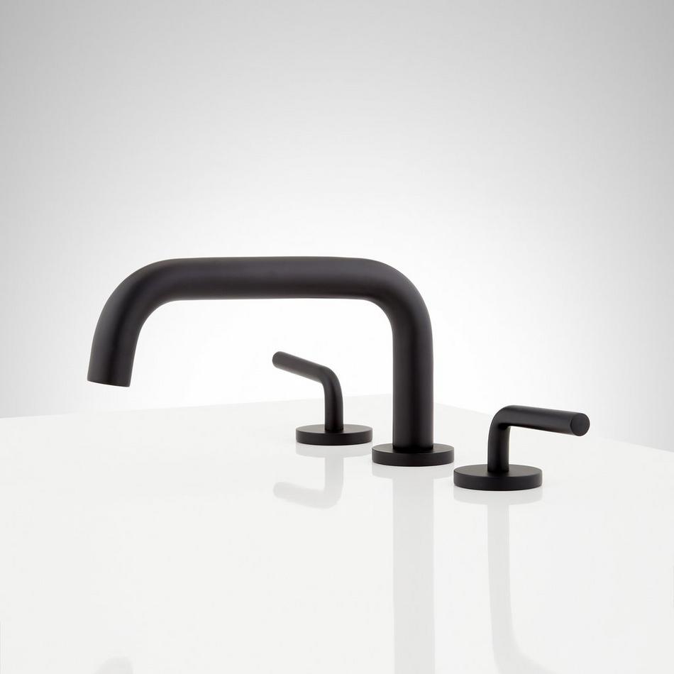 Ruscello Widespread Bathroom Faucet - Matte Black, , large image number 0