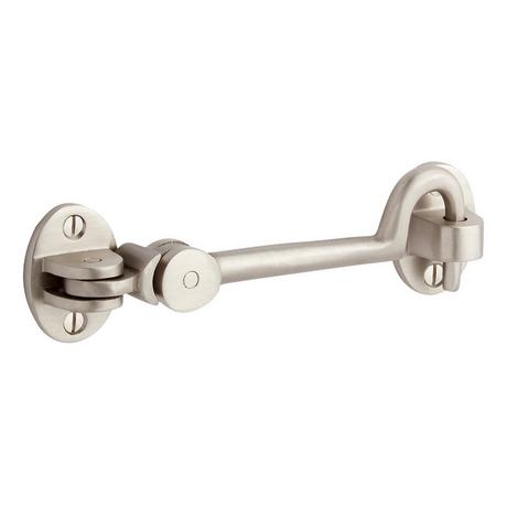 National Hardware N118-158 Hook & Eye, Solid Brass, 3 in - Gate Latches &  Handles