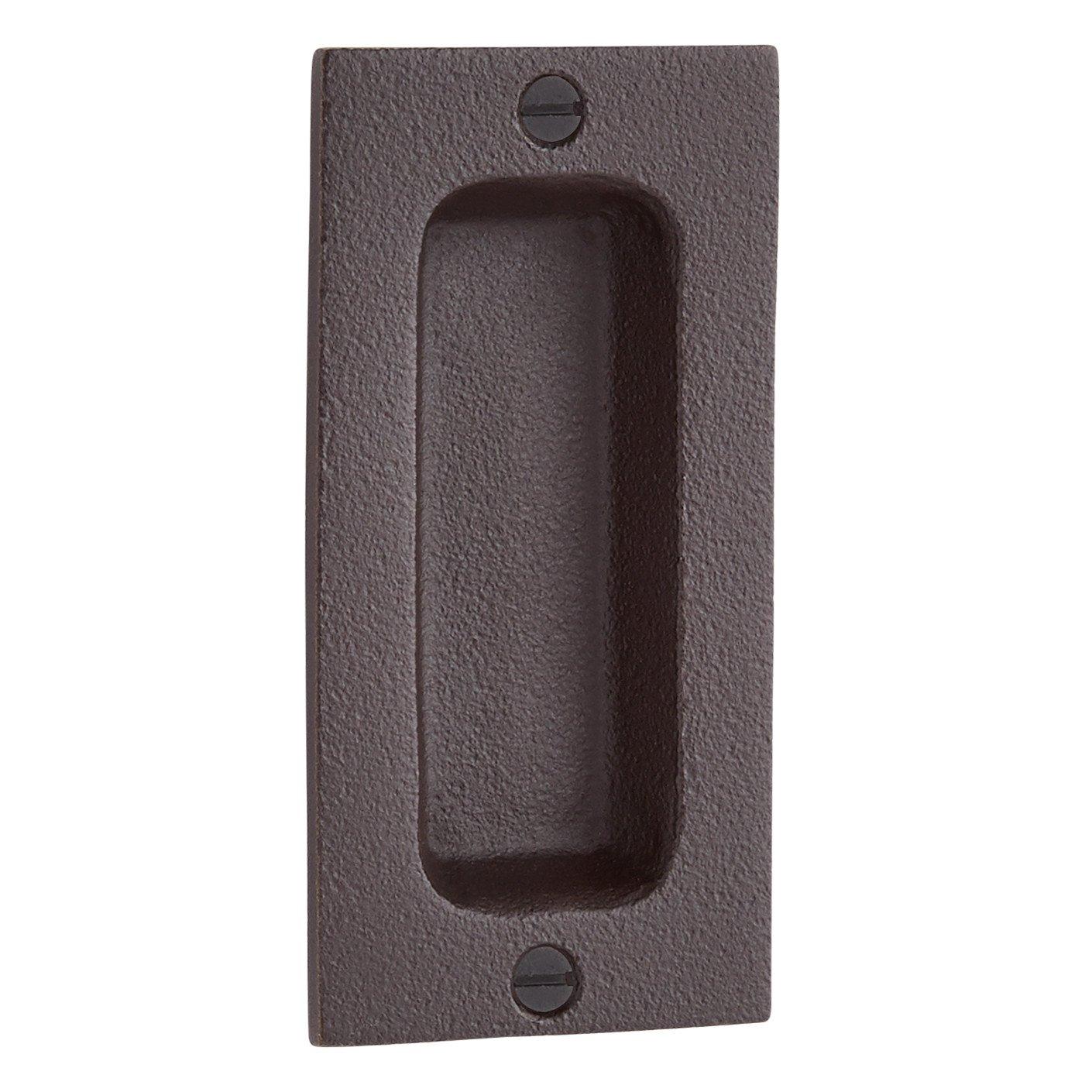 Bronze Rectangular Pocket Door Pull | Signature Hardware