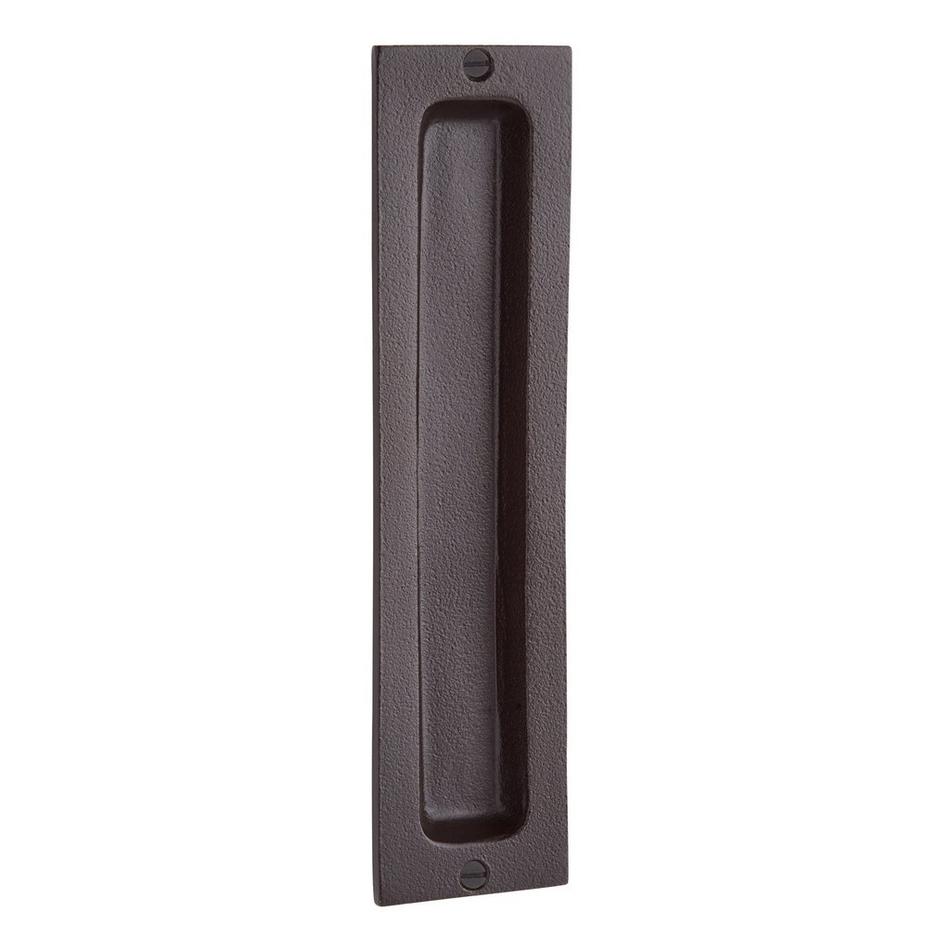 Bronze Rectangular Pocket Door Pull, , large image number 1