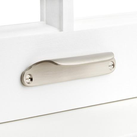 Signature Hardware 929175 Wulan 21-3/4 Teak Wood Bathroom Shelf Natural Wood Bathroom Storage Bathroom Shelf