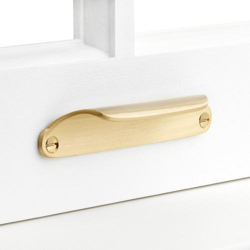 Brass Sash Lift in Satin Brass