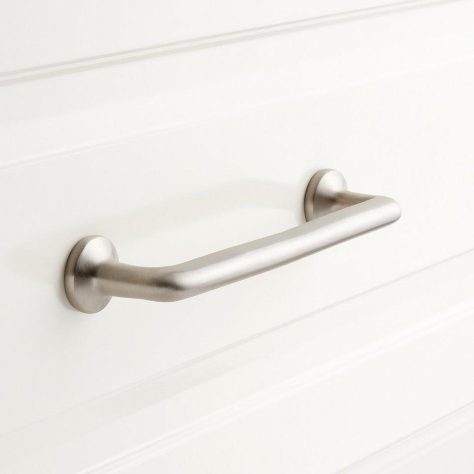 3" Belfast Solid Brass Cabinet Pull - Brushed Nickel, , large image number 0