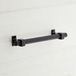 3-3/4" Andrex Knurled Cabinet Pull  - Matte Black, , large image number 0