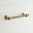 5-1/16" Andrex Knurled Cabinet Pull - Antique Brass, , large image number 0