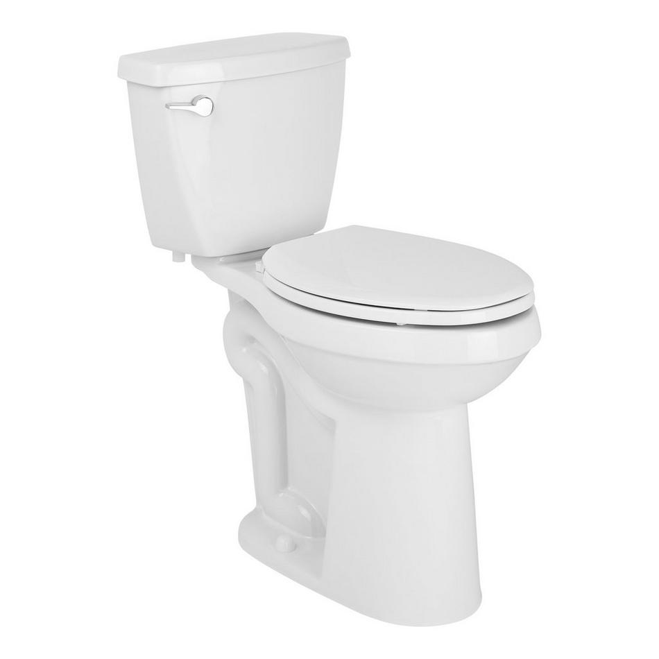 Bradenton Two-Piece Elongated Toilet - 12" Rough-In - 21" Bowl Height - Left Hand - Less Seat, , large image number 1