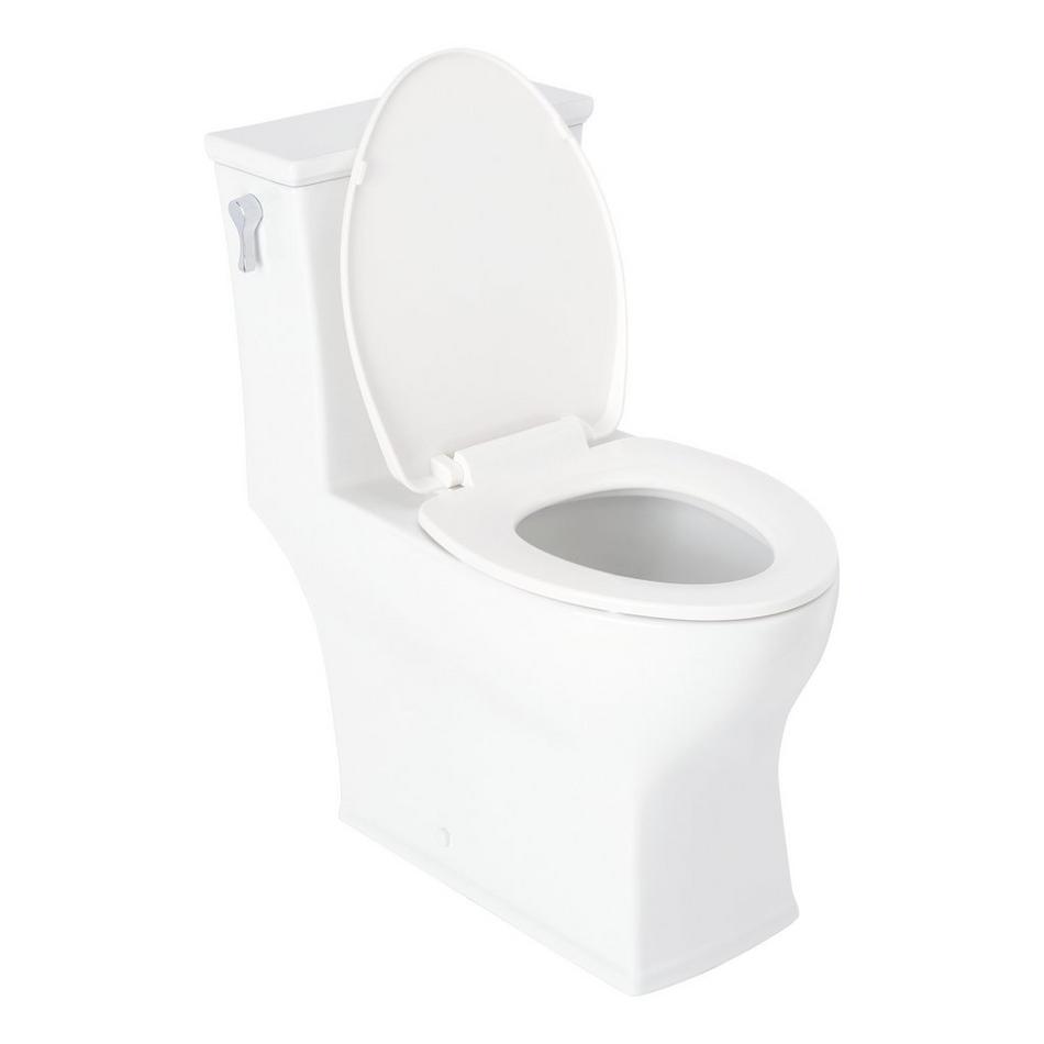 Carraway One-Piece Elongated Toilet - White, , large image number 3