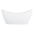 69" Torben Acrylic Freestanding Tub with Slotted Overflow and Foam, , large image number 2