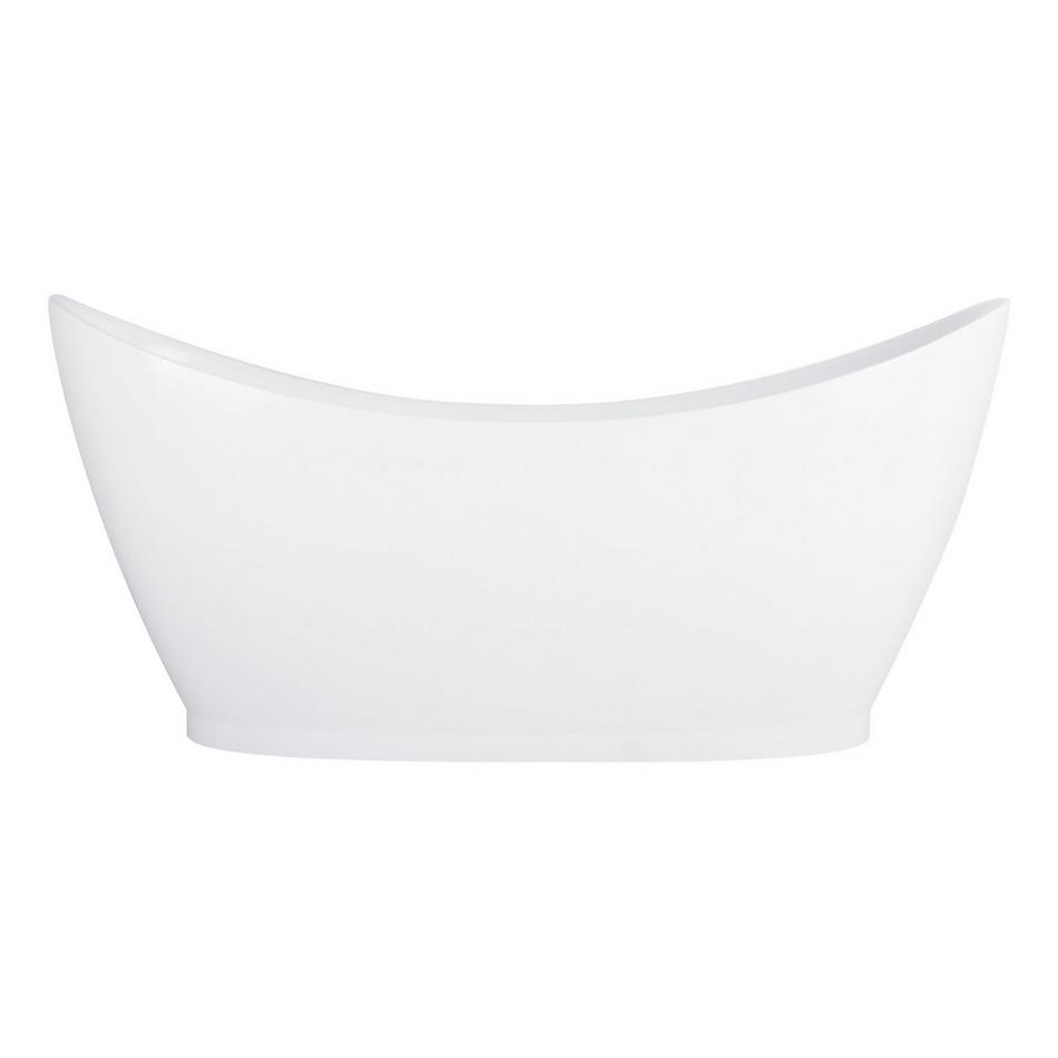 69" Torben Acrylic Freestanding Tub with Slotted Overflow and Foam, , large image number 2