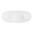 69" Torben Acrylic Freestanding Tub with Slotted Overflow and Foam, , large image number 3